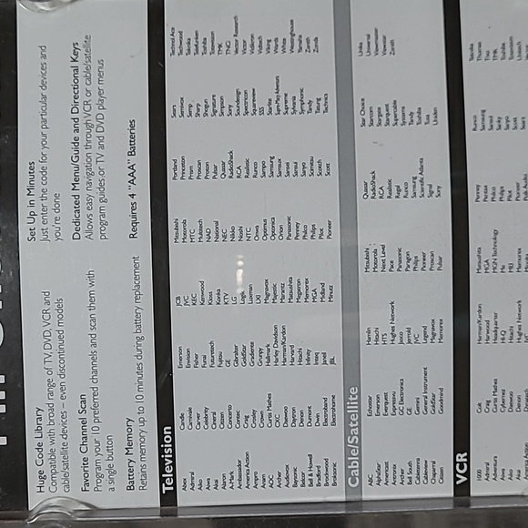 RADIO SHACK UNIVERSAL 4-IN-1 AMERICAN FLAG DESIGN REMOTE CONTROL - Picture 7 of 12